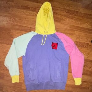 Teddy Fresh Pastel Hoodie with Red Patch
